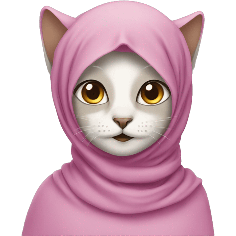 Cat wearing hijab  emoji