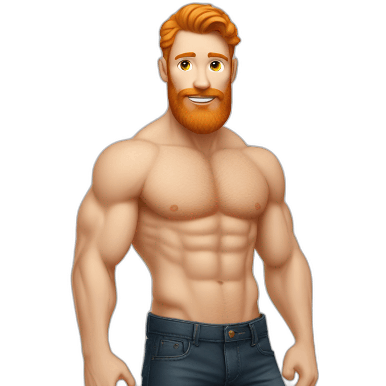 sexy-pose-very-fit-ginger-caucasian-gay-men-kissing-bearded emoji