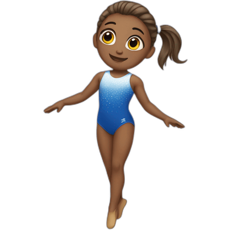 Gymnastics girl emoji