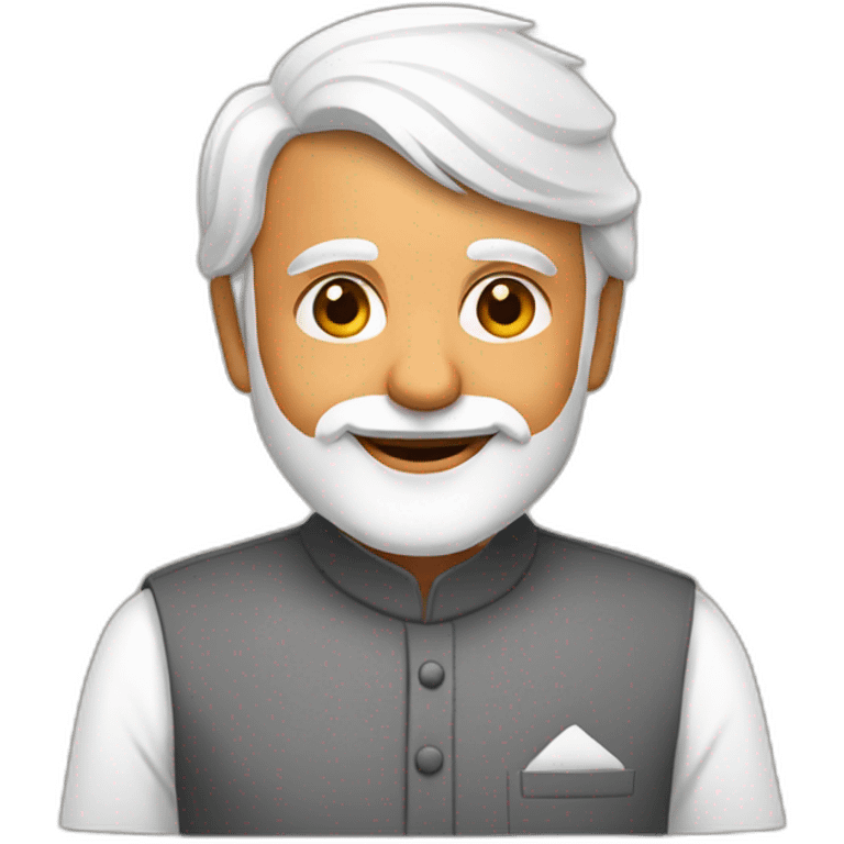 Narendra Modi telling thankyou  emoji