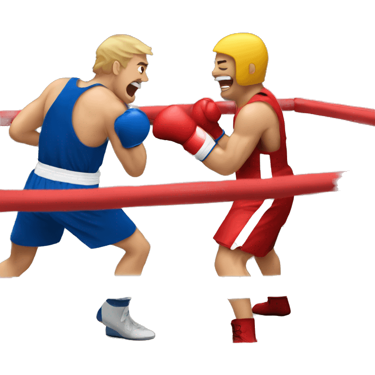 Boxing knockdown emoji