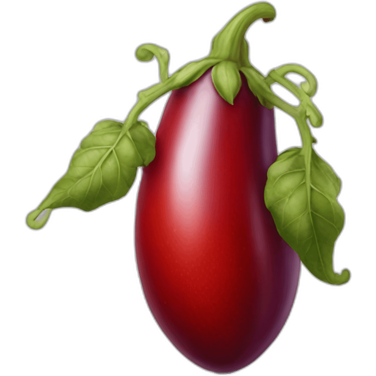 red eggplant emoji