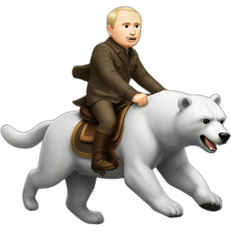 putin riding a bear emoji