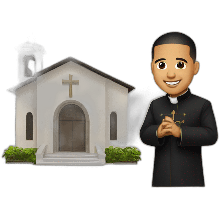 daddy yankee as a catholic pastor emoji