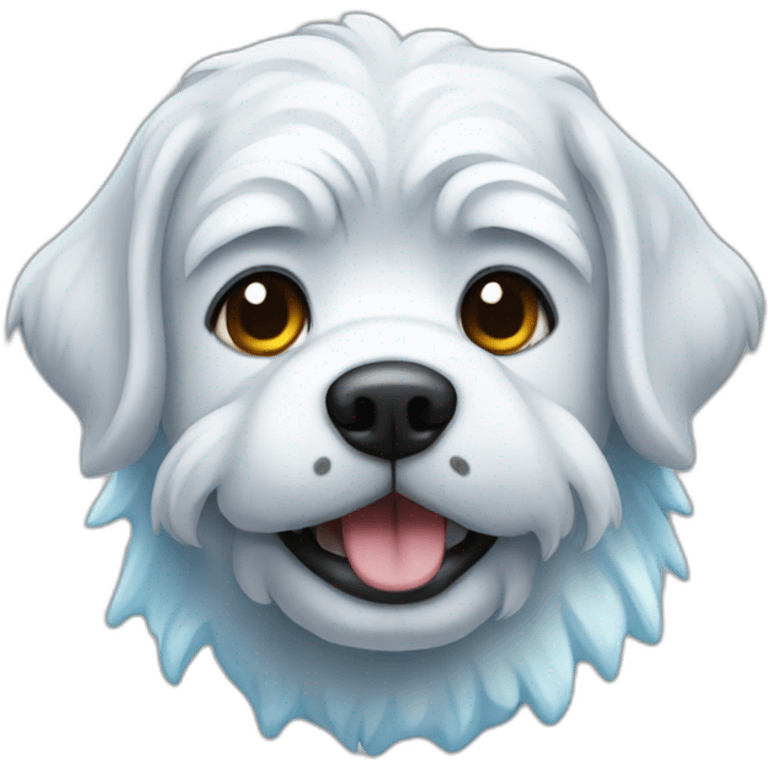 Chien de glace emoji