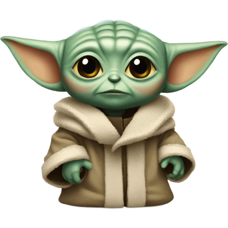 New Years Baby Yoda emoji