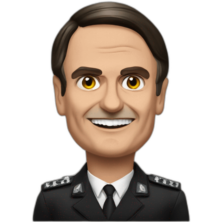 Jair Bolsonaro as a nazist emoji