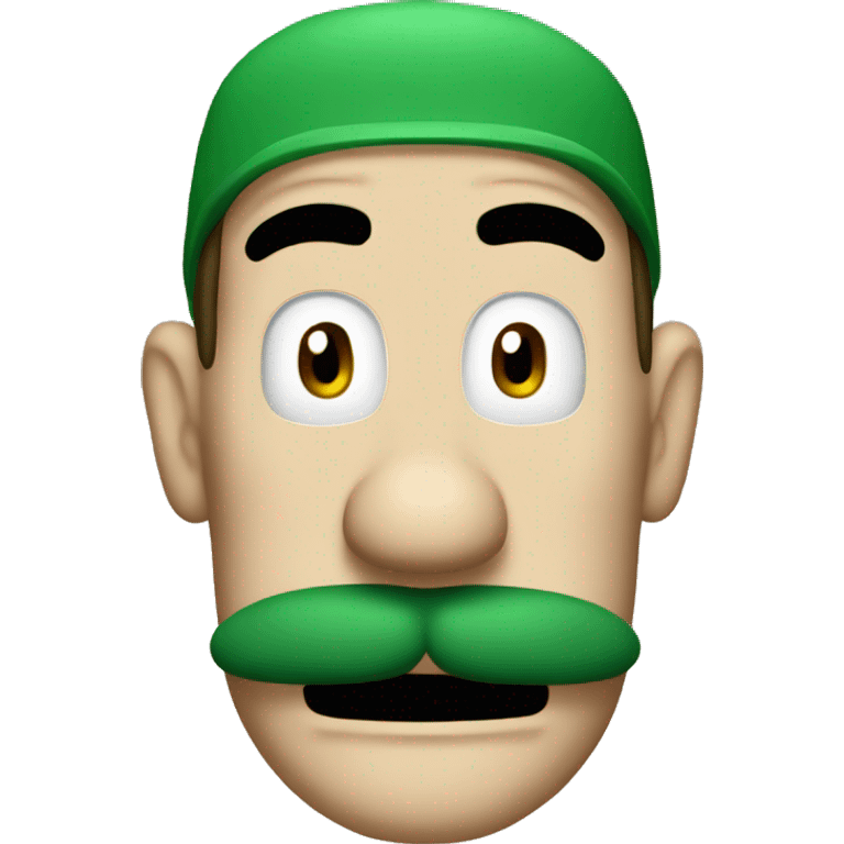 Luigi head  emoji