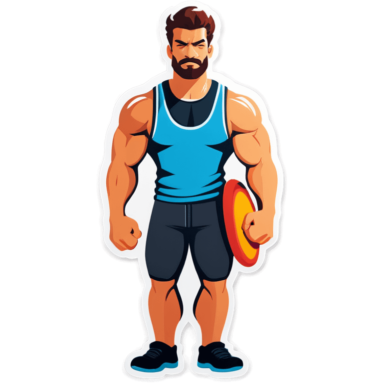 Strong man emoji