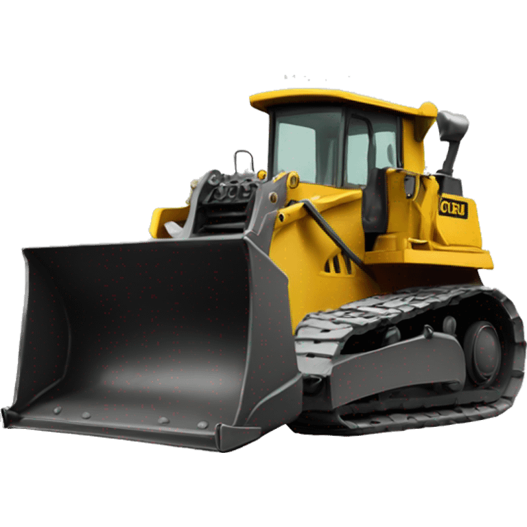 Bulldozer with megaphone  emoji