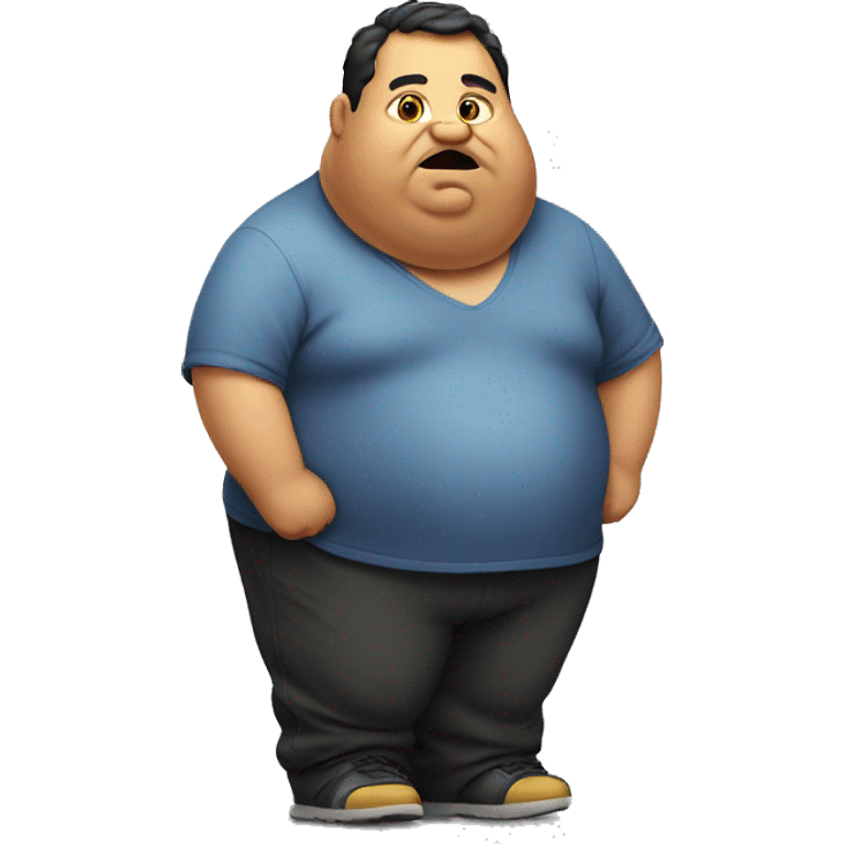 Fat person  emoji