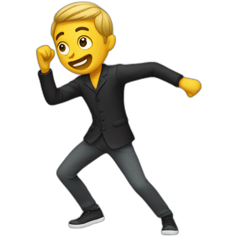 Homme qui dab emoji