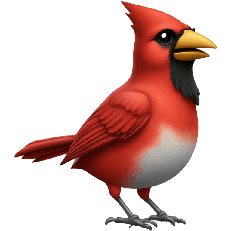 Cardinal pitching a baseball emoji