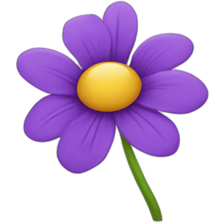 Purple flower emoji