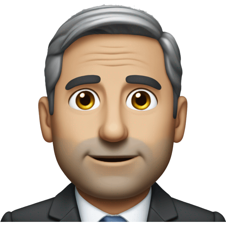 Steve Carell wearing suit emoji