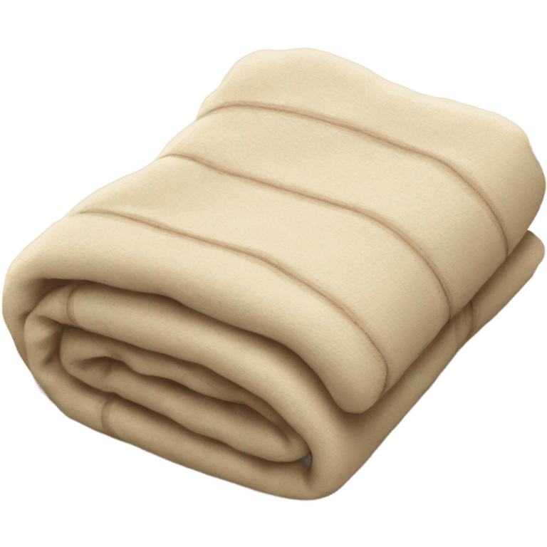 beige blanket bundle emoji