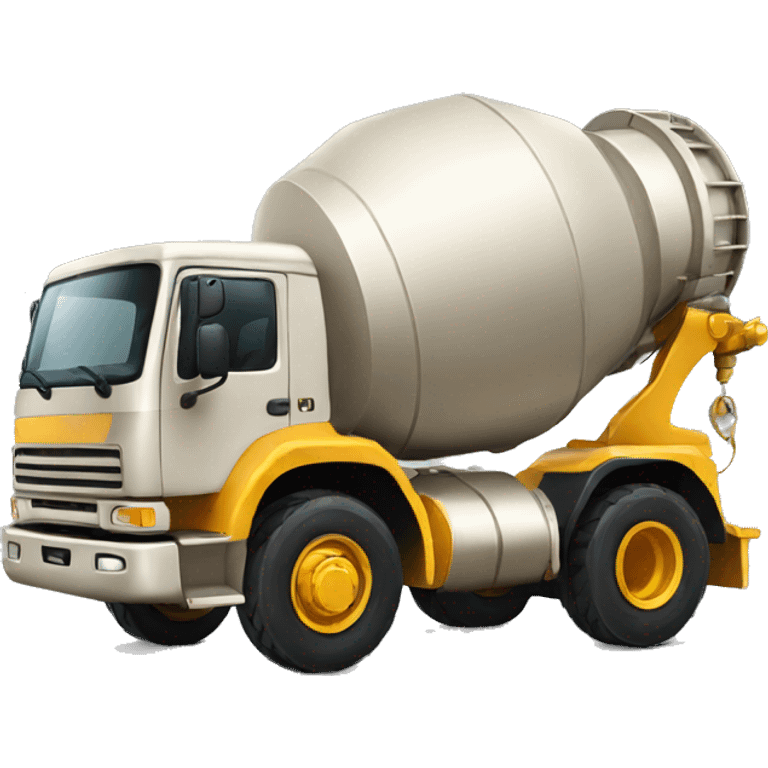 golden cement mixer  emoji