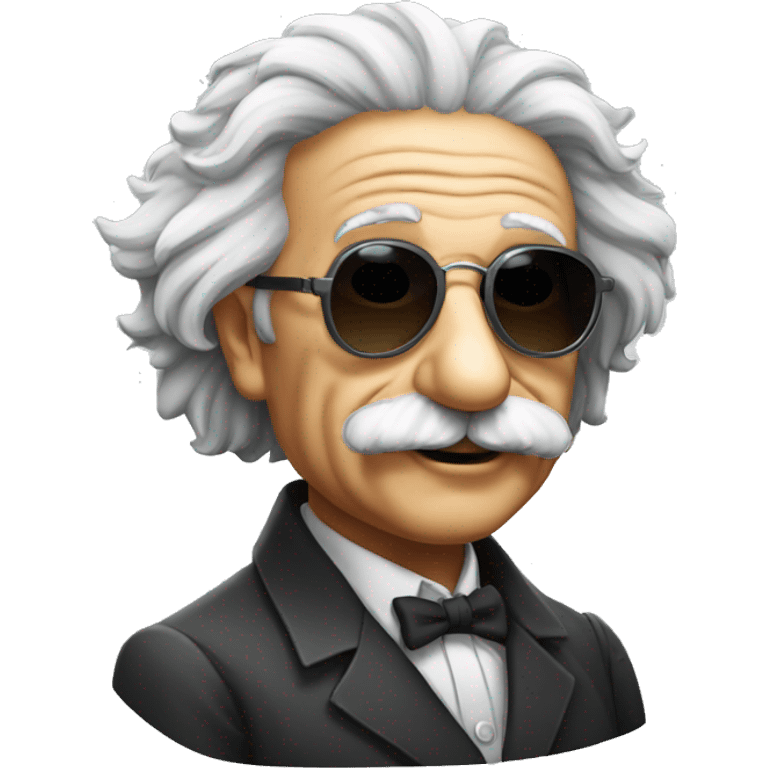 albert-einstein-with-cool-shades emoji