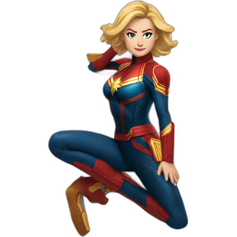 Captain marvel pose emoji