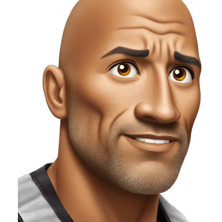 the rock in the toilet emoji