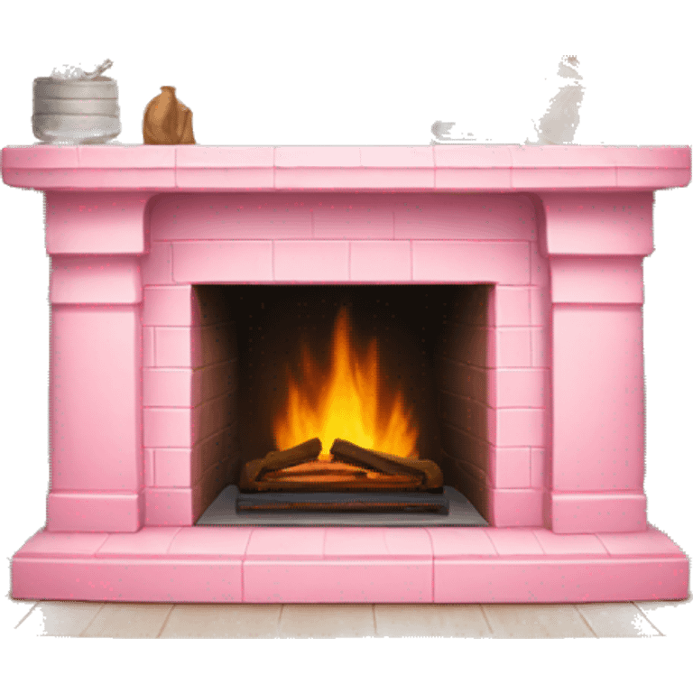 Winter Pink FirePlace emoji