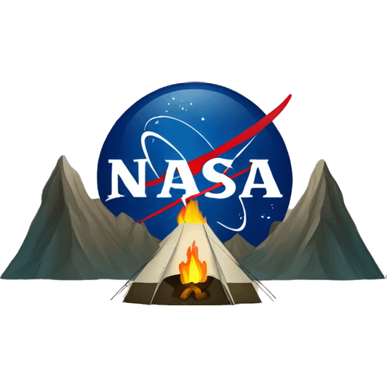 NASA logo for a camping group emoji