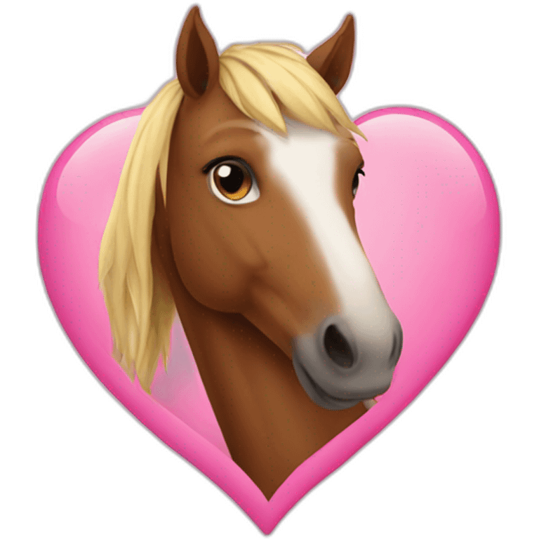 horse in heart emoji