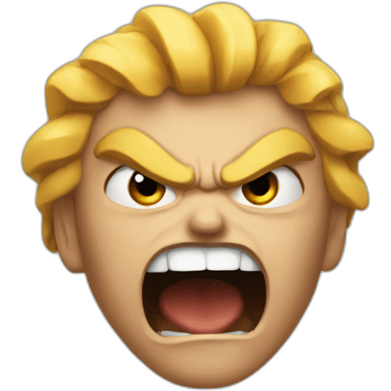 angry head shout emoji