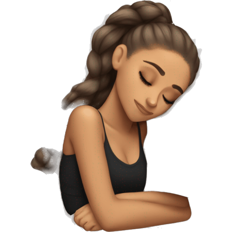 Ariana Grande sleeping emoji