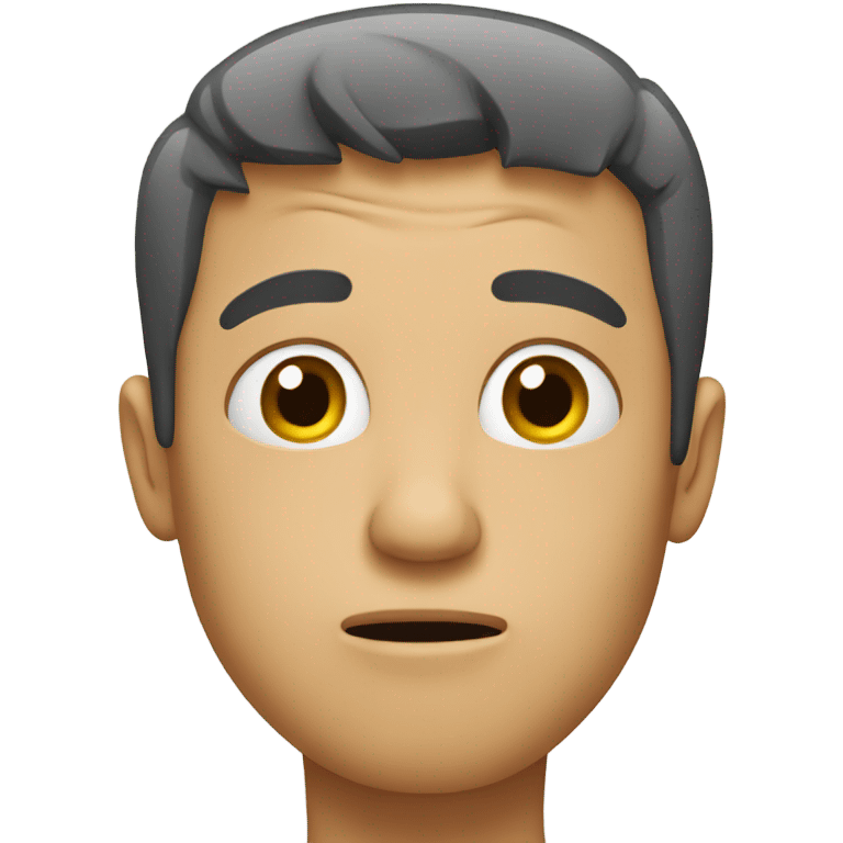 Nervous guy emoji