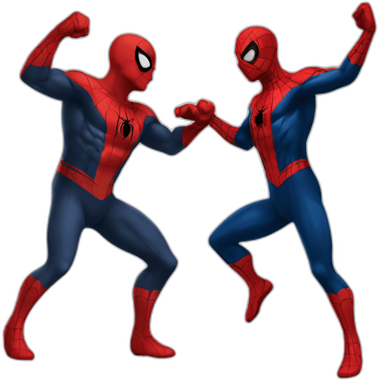 Flash and Spiderman Dancing emoji