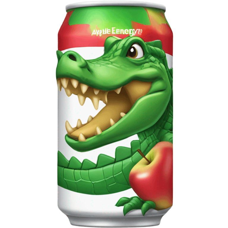 Apple Alligator Energy Drink can emoji