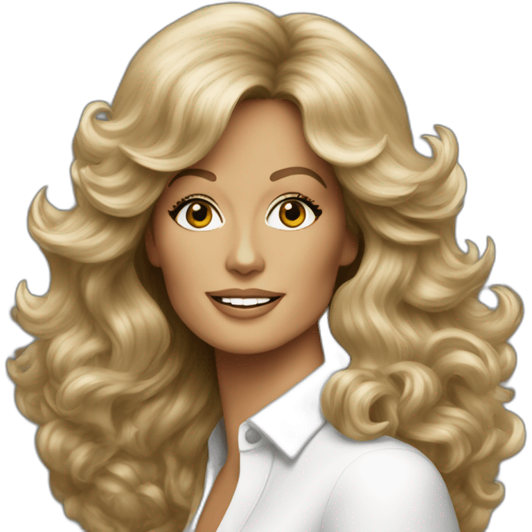 farrah fawcett emoji