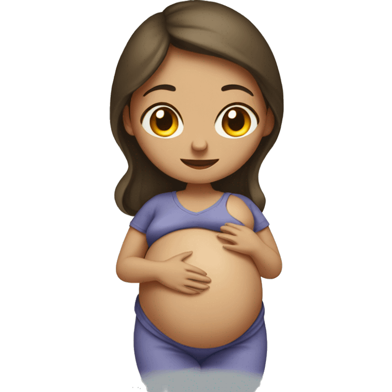 pregnant in labor emoji