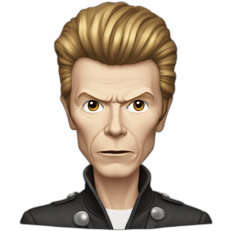 David Bowie lightning emoji