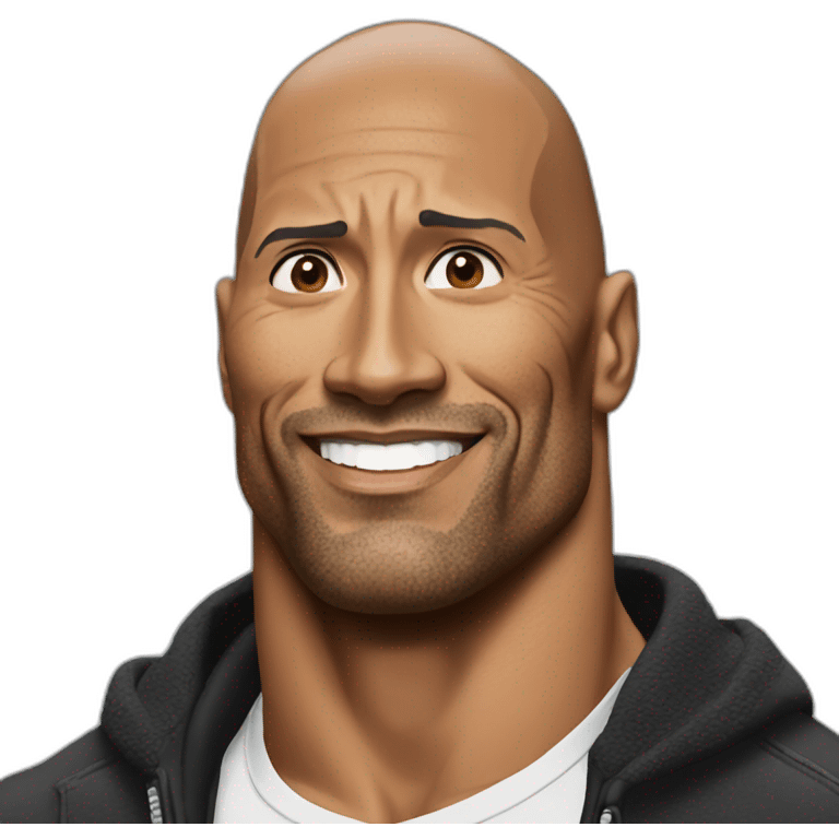 Dwayne Johnson cheap emoji