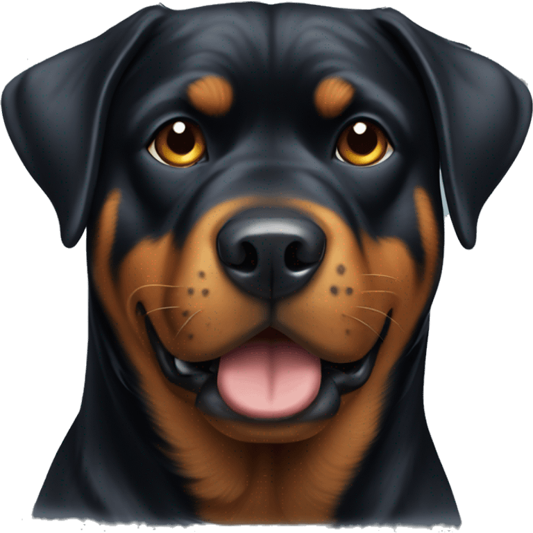 rottweiler dog emoji