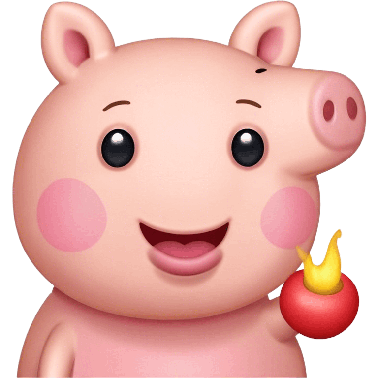 peppa pig mewing emoji