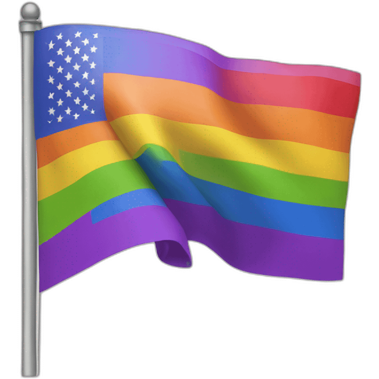 flag gay emoji