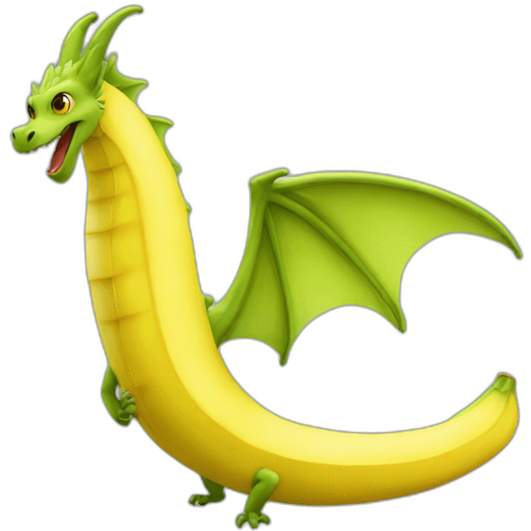 Dragon banana emoji