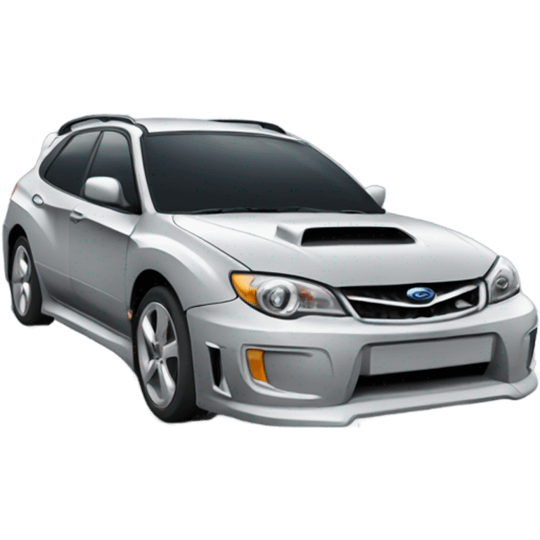 Grey Subaru Impreza hatchback  emoji