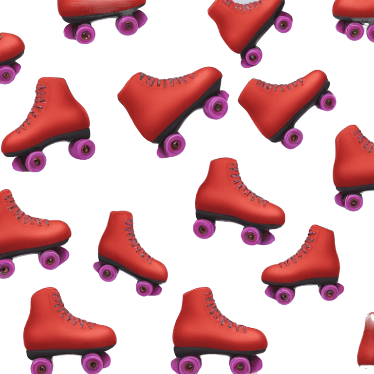 Red rollerskate emoji