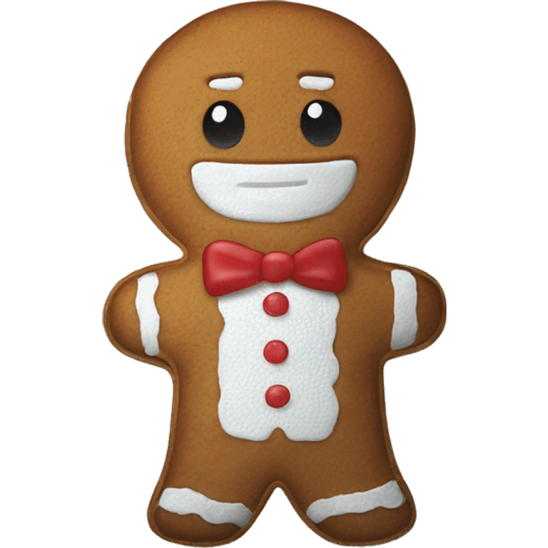 Gingerbread man pillow emoji