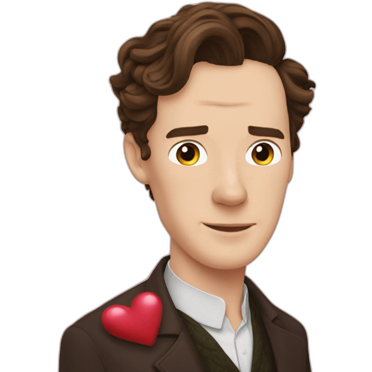 benedict cumberbatch in love with heart emoji