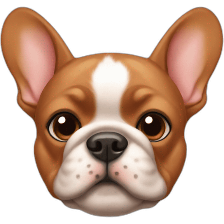 Red fawned frenchie emoji