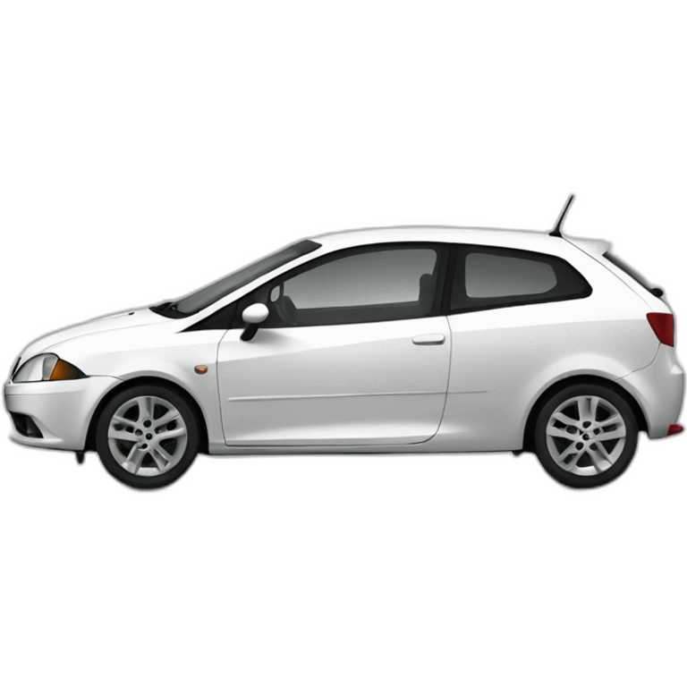 White Seat ibiza 2005 model emoji