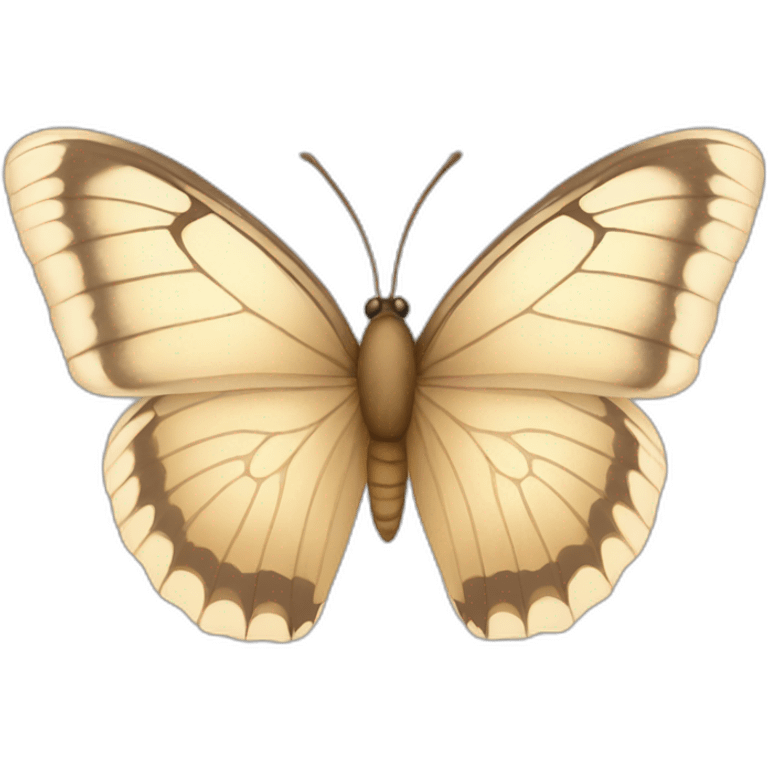 beige-butterfly emoji