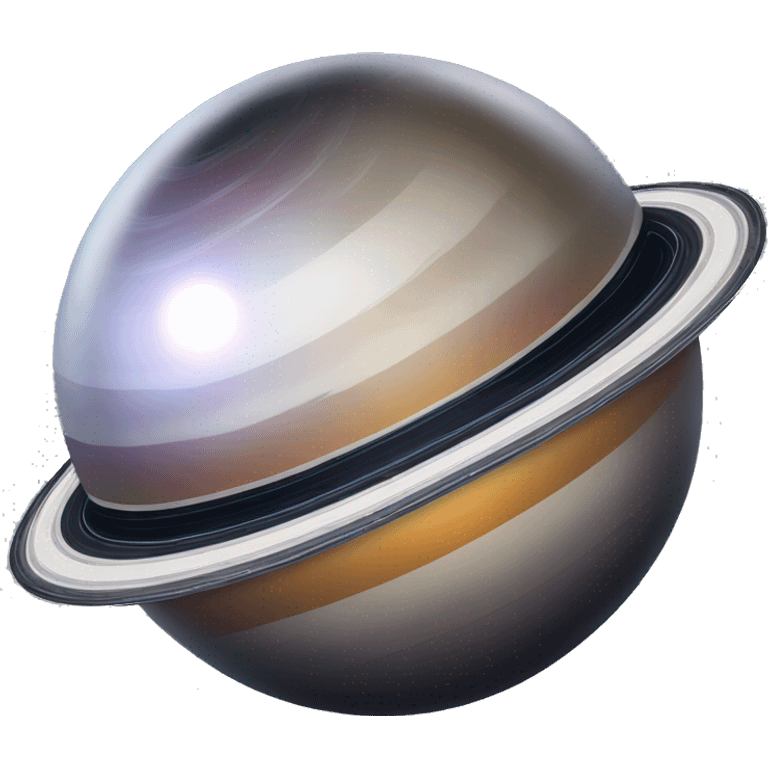 Saturn is a disco ball emoji