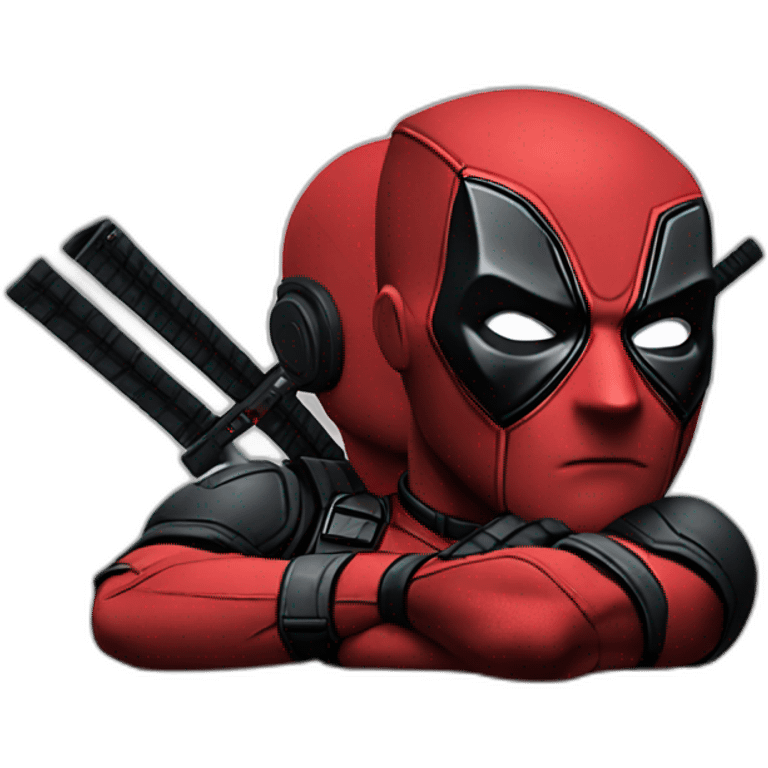 deadpool avec d'autres couleurs emoji