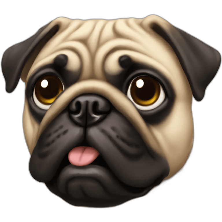 Perro pug emoji